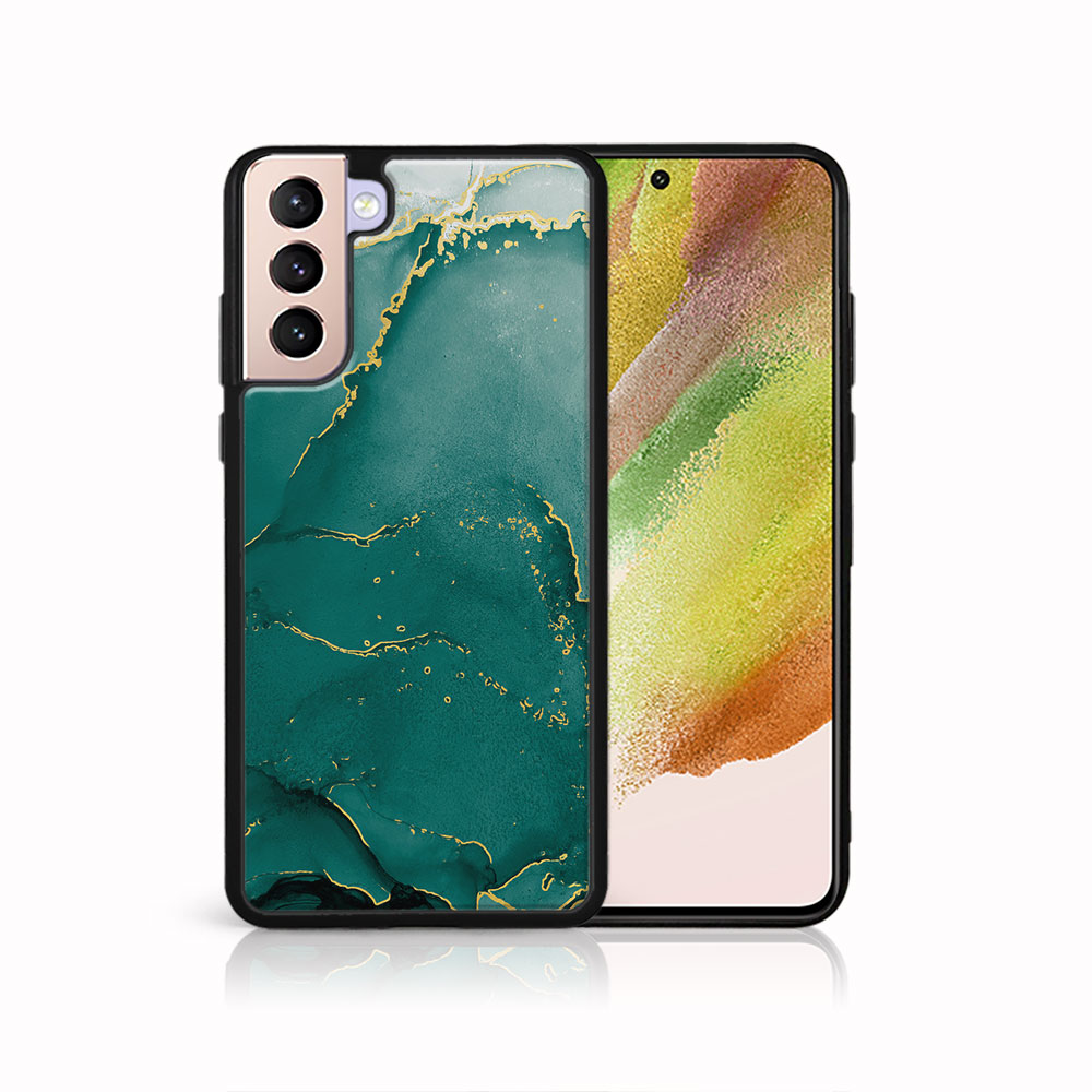MY ART Védőtok Samsung Galaxy S22 5G GREEN MARBLE készülékhez (145) akciós termékkép 1