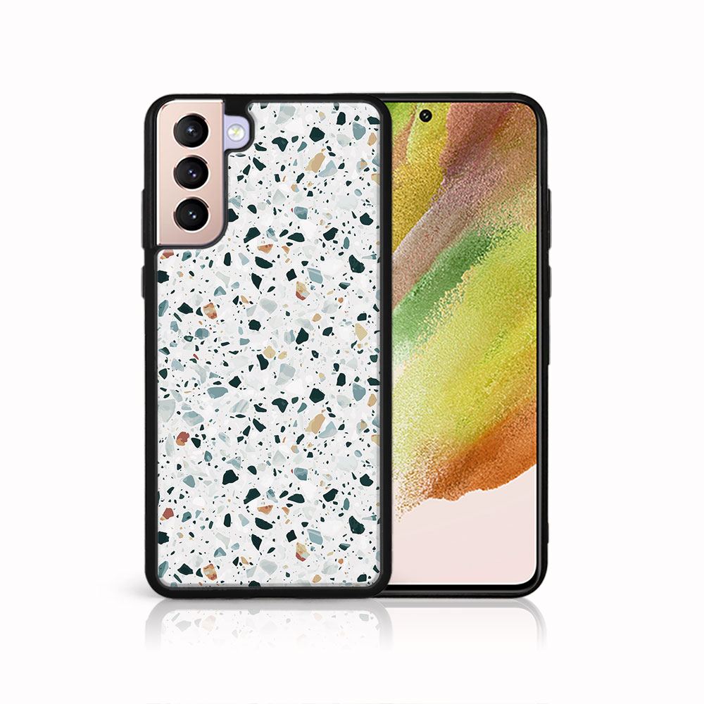 MY ART Védőtok Samsung Galaxy S22 5G GREY TERRAZZO (163) készülékhez akciós termékkép 1