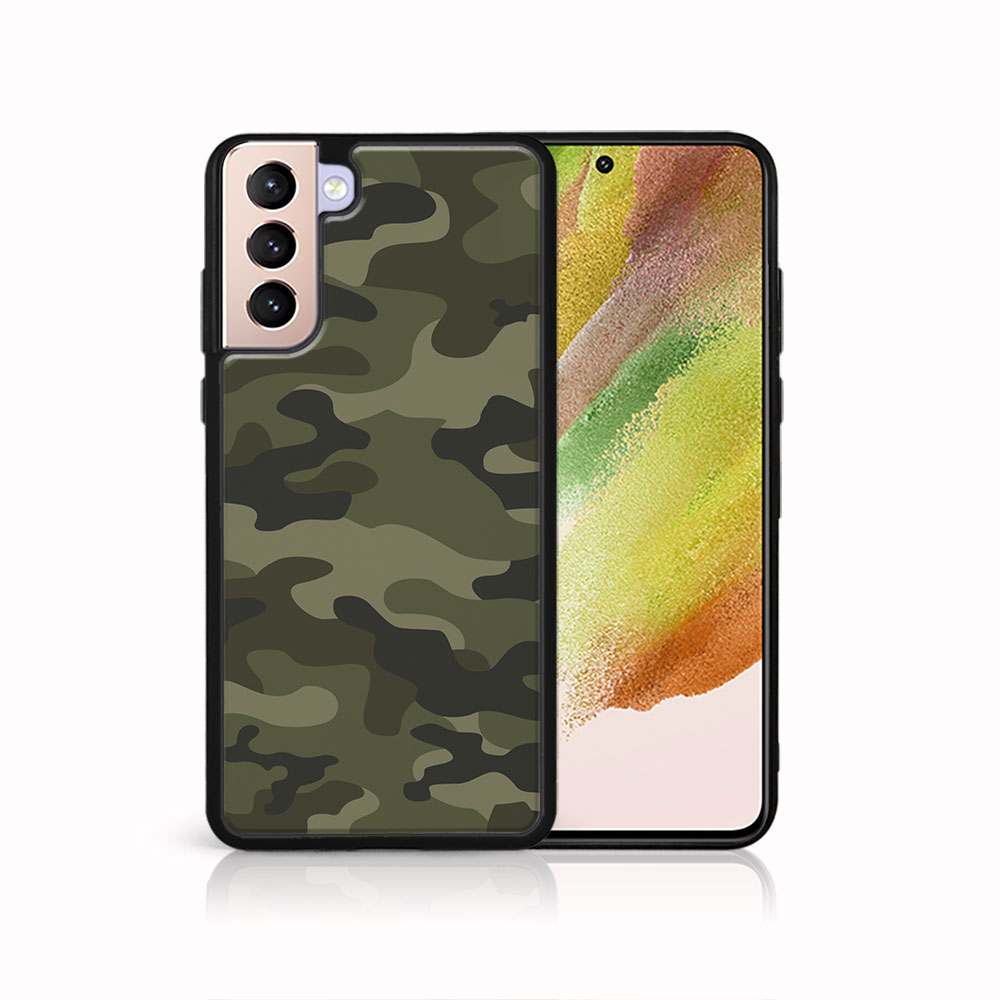 MY ART Védőtok Samsung Galaxy S22 5G GREEN CAMO (235) készülékhez akciós termékkép 1