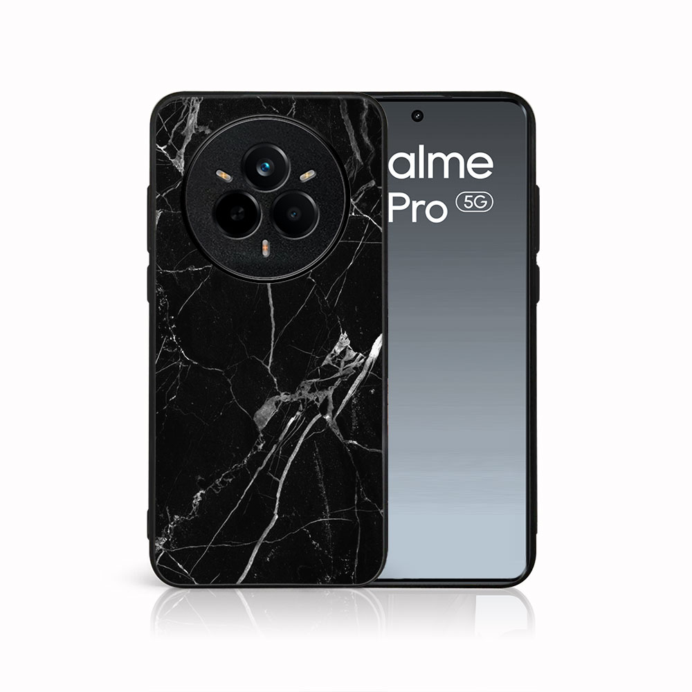 MY ART Védőtok Realme 14 Pro 5G BLACK MARBLE (142) készülékhez akciós termékkép 1