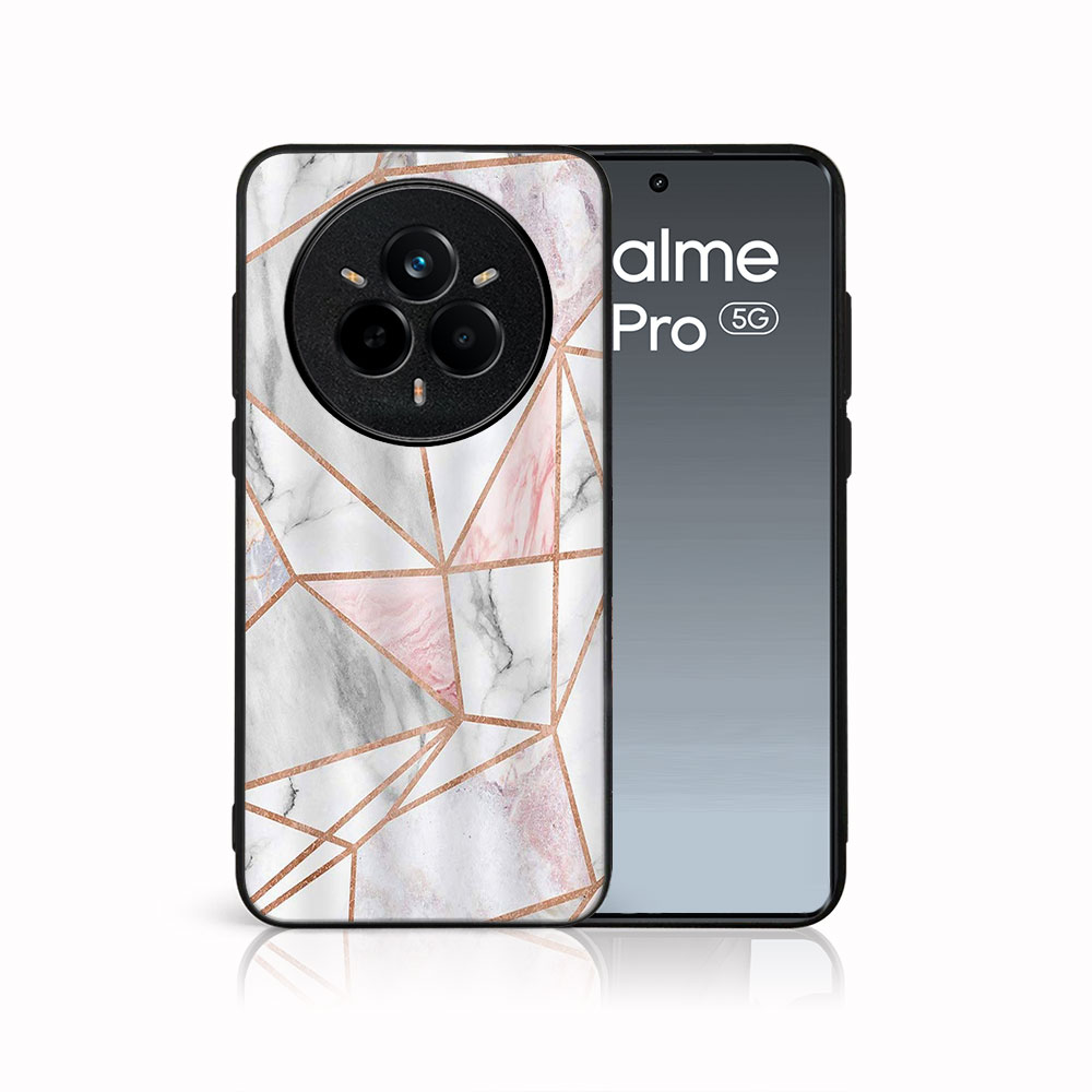 MY ART Védőtok Realme 14 Pro 5G PINK MARBLE készülékhez (143) akciós termékkép 1