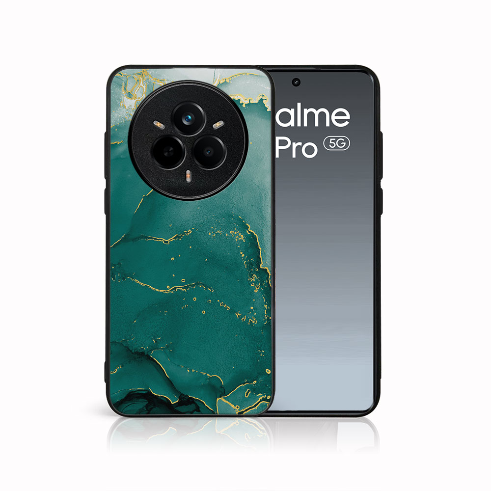 MY ART Védőtok Realme 14 Pro 5G GREEN MARBLE készülékhez (145) akciós termékkép 1