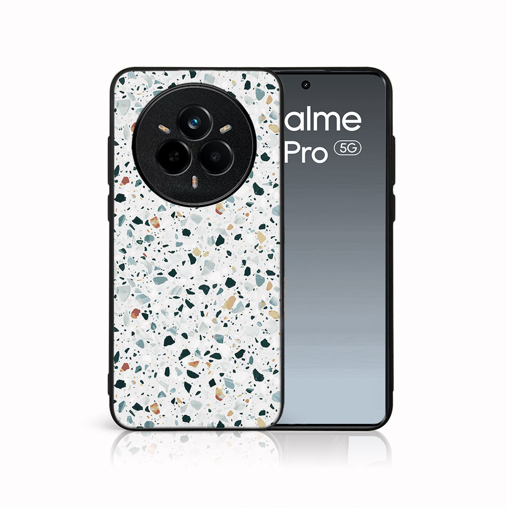 MY ART Védőtok Realme 14 Pro 5G GREY TERRAZZO (163) telefonhoz akciós termékkép 1