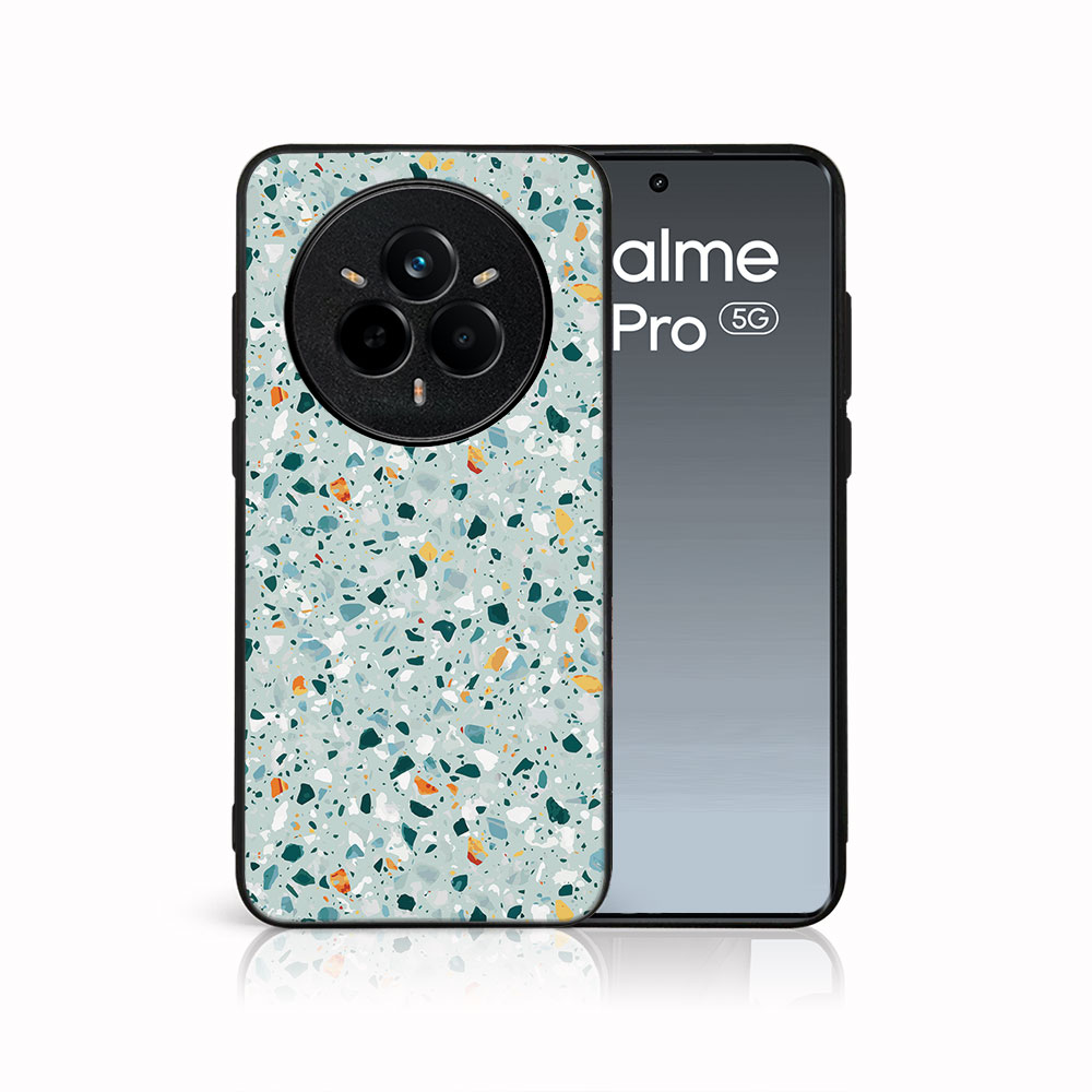 MY ART Védőtok Realme 14 Pro 5G BLUE TERRAZZO (164) készülékhez akciós termékkép 1