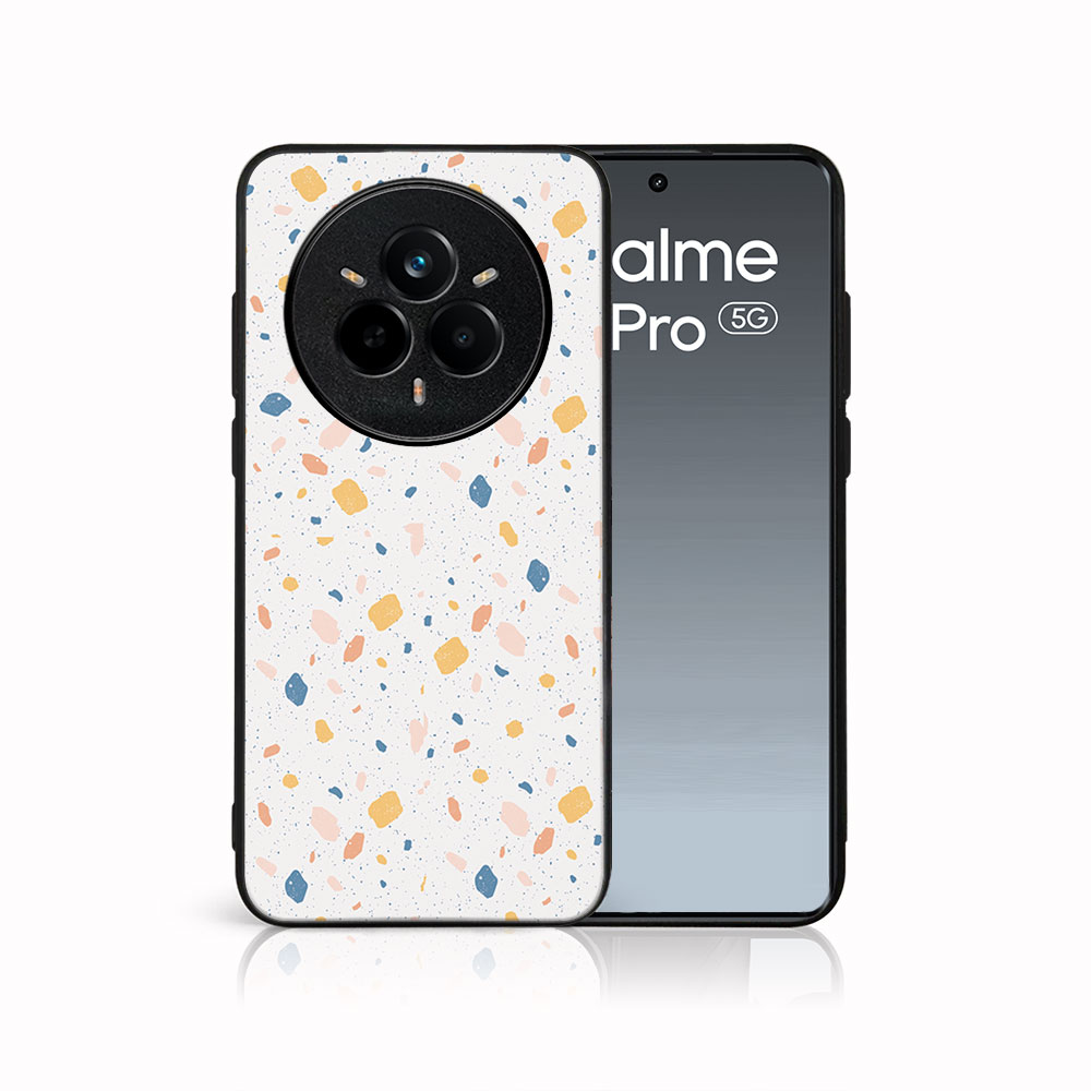 MY ART Védőtok Realme 14 Pro 5G ORANGE TERRAZZO (165) készülékhez akciós termékkép 1