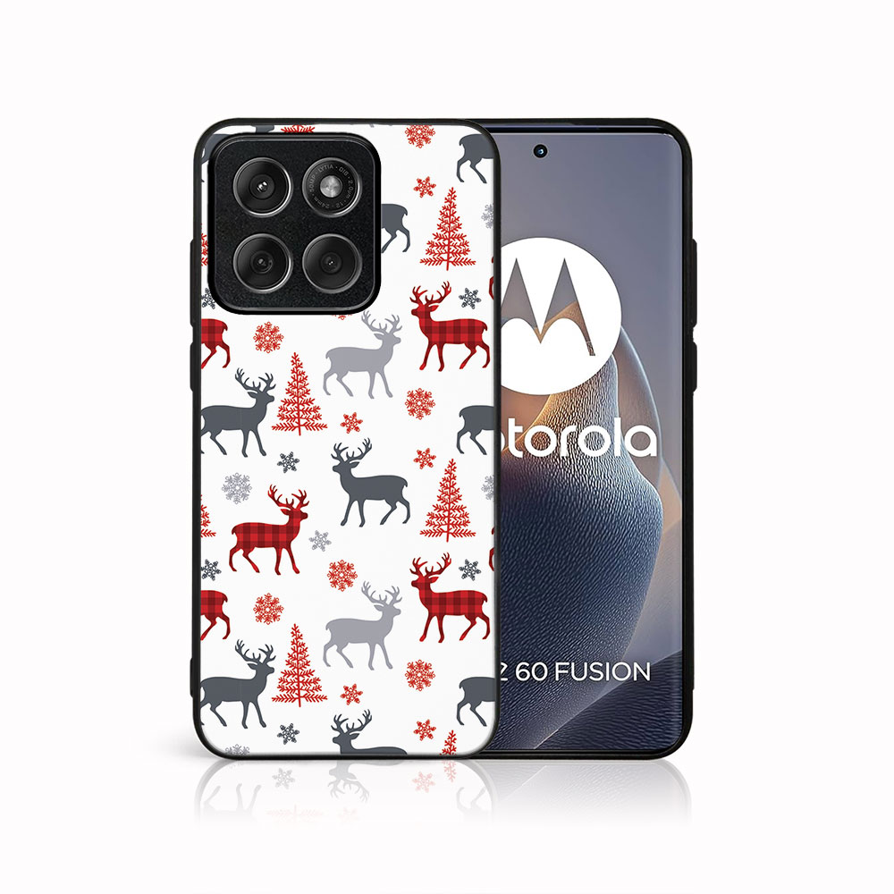 MY ART Karácsonyi mintás hátlap Motorola Edge 60 Fusion DEER (068) akciós termékkép 1
