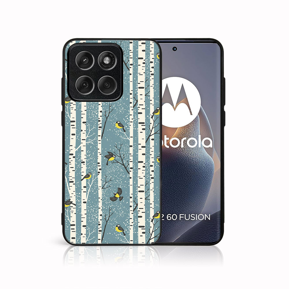 MY ART Karácsonyi dizájnú tok Motorola Edge 60 Fusion BIRCH (072) akciós termékkép 1