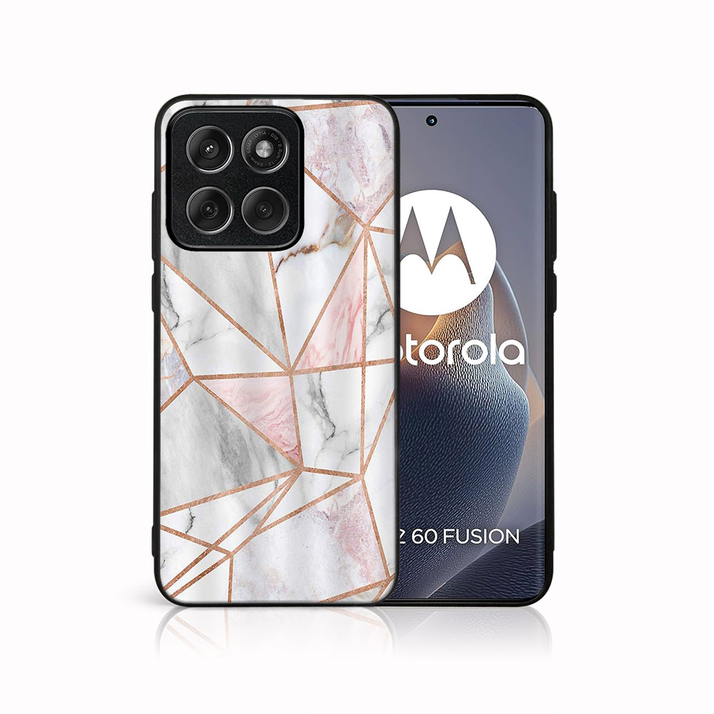 MY ART Védőtok Motorola Edge 60 Fusion PINK MARBLE (143) készülékhez akciós termékkép 1