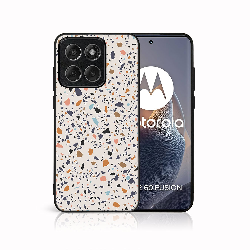 MY ART Védőtok Motorola Edge 60 Fusion BEIGE TERRAZZO (162) készülékhez akciós termékkép 1