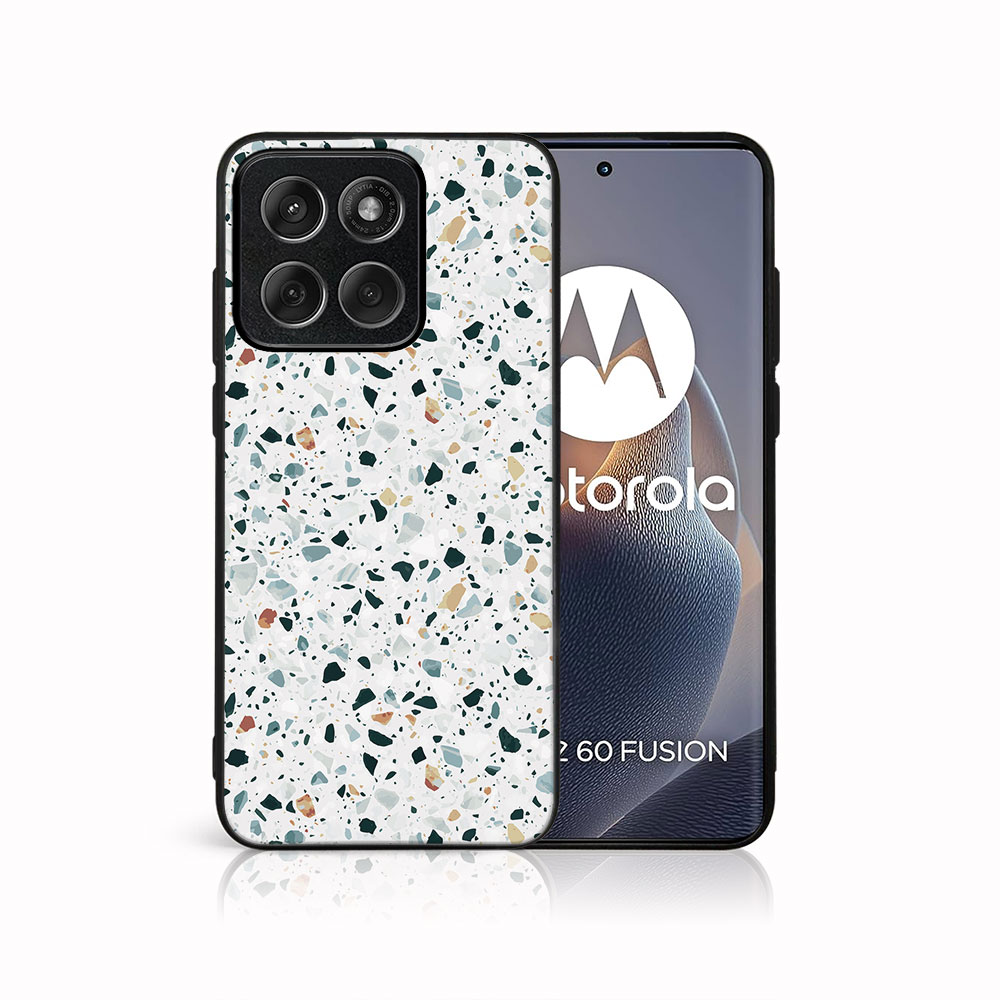 MY ART Védőtok Motorola Edge 60 Fusion GREY TERRAZZO (163) készülékhez akciós termékkép 1