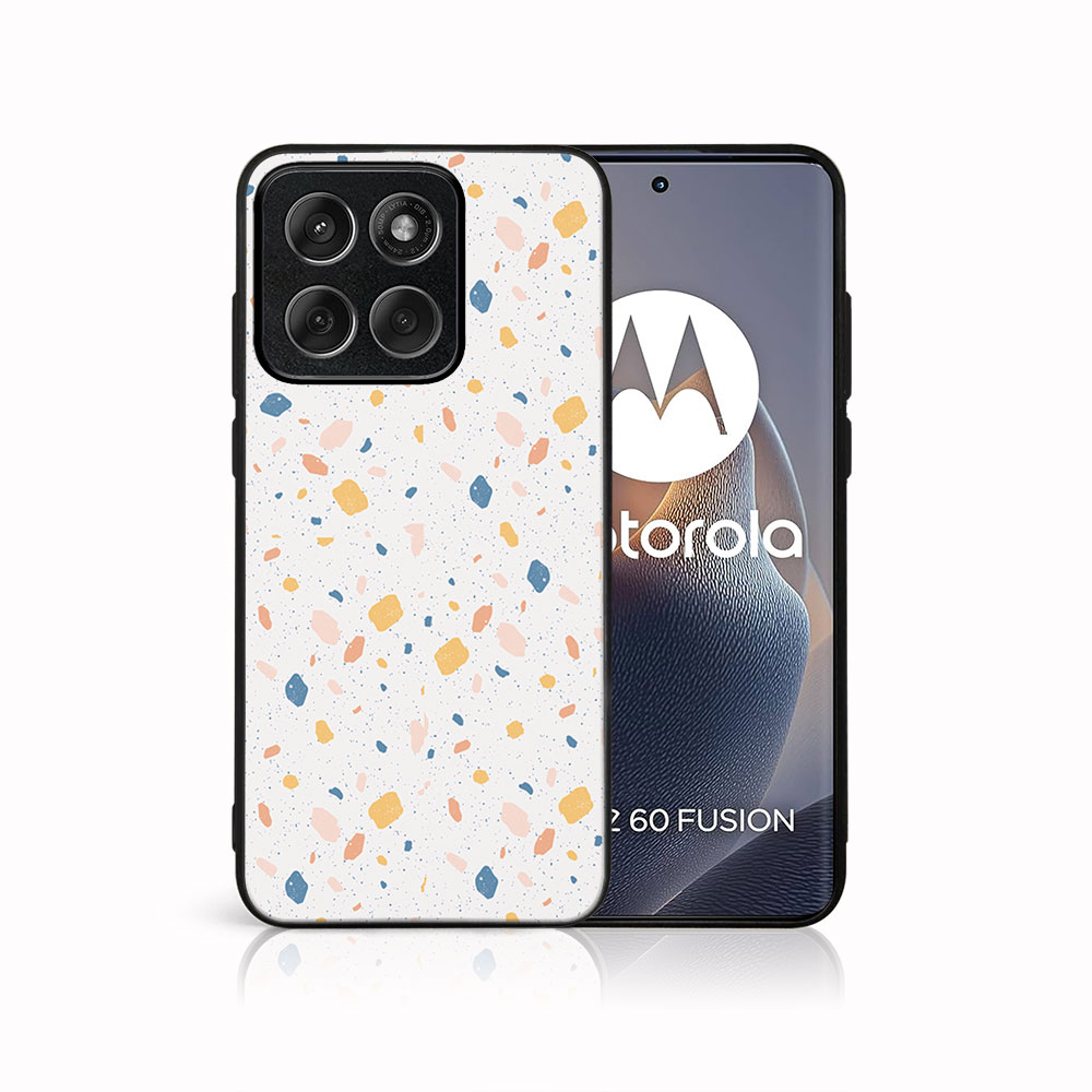MY ART Védőtok Motorola Edge 60 Fusion ORANGE TERRAZZO (165) készülékhez akciós termékkép 1