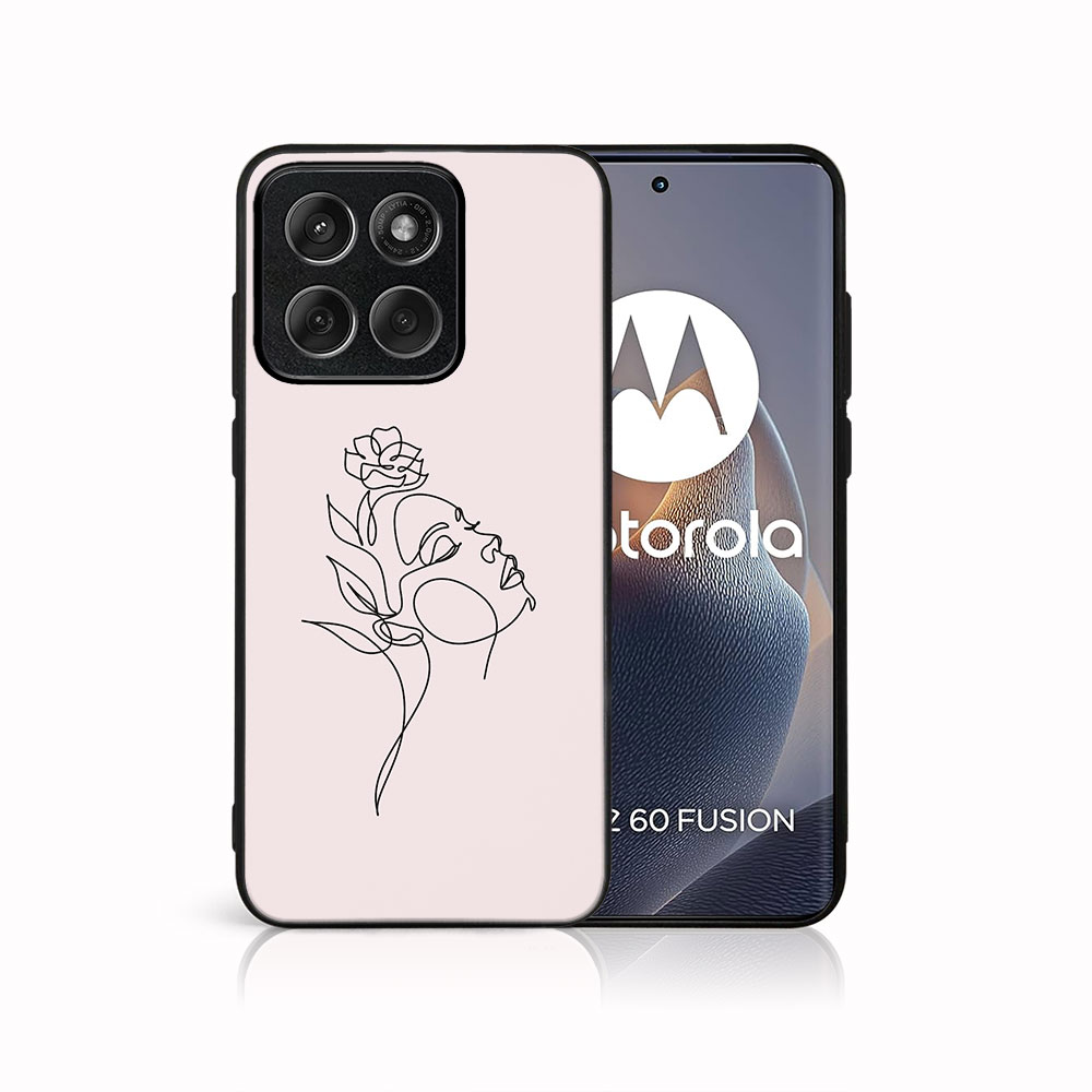 MY ART Védőtok Motorola Edge 60 Fusion ROSE GIRL (198) készülékhez akciós termékkép 1