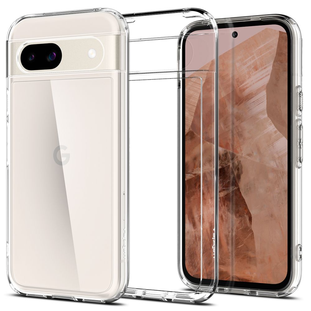 SPIGEN ULTRA HYBRID Google Pixel 8a CRYSTAL CLEAR akciós termékkép 1