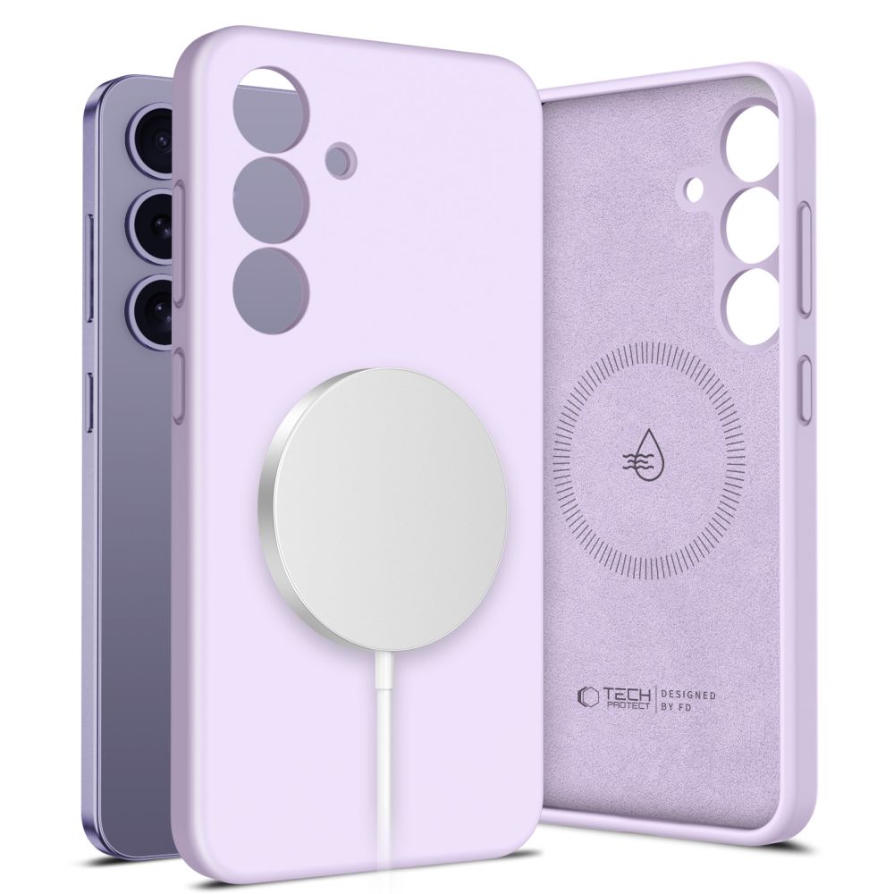 TECH-PROTECT LIQUID SILICONE MAGSAFE borító Samsung Galaxy S25 5G MAUVE akciós termékkép 1