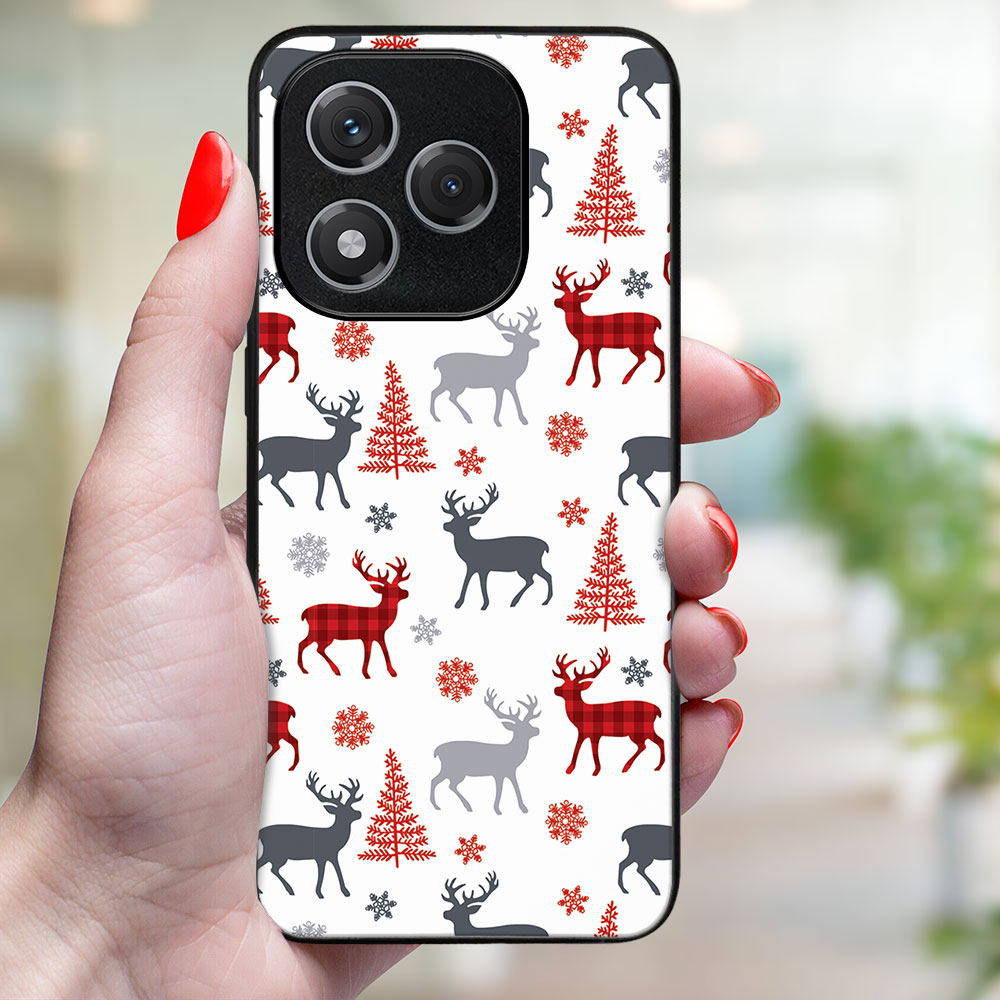 MY ART Karácsonyi dizájnú tok Honor 400 Lite 5G DEER (068) termék 2. képe