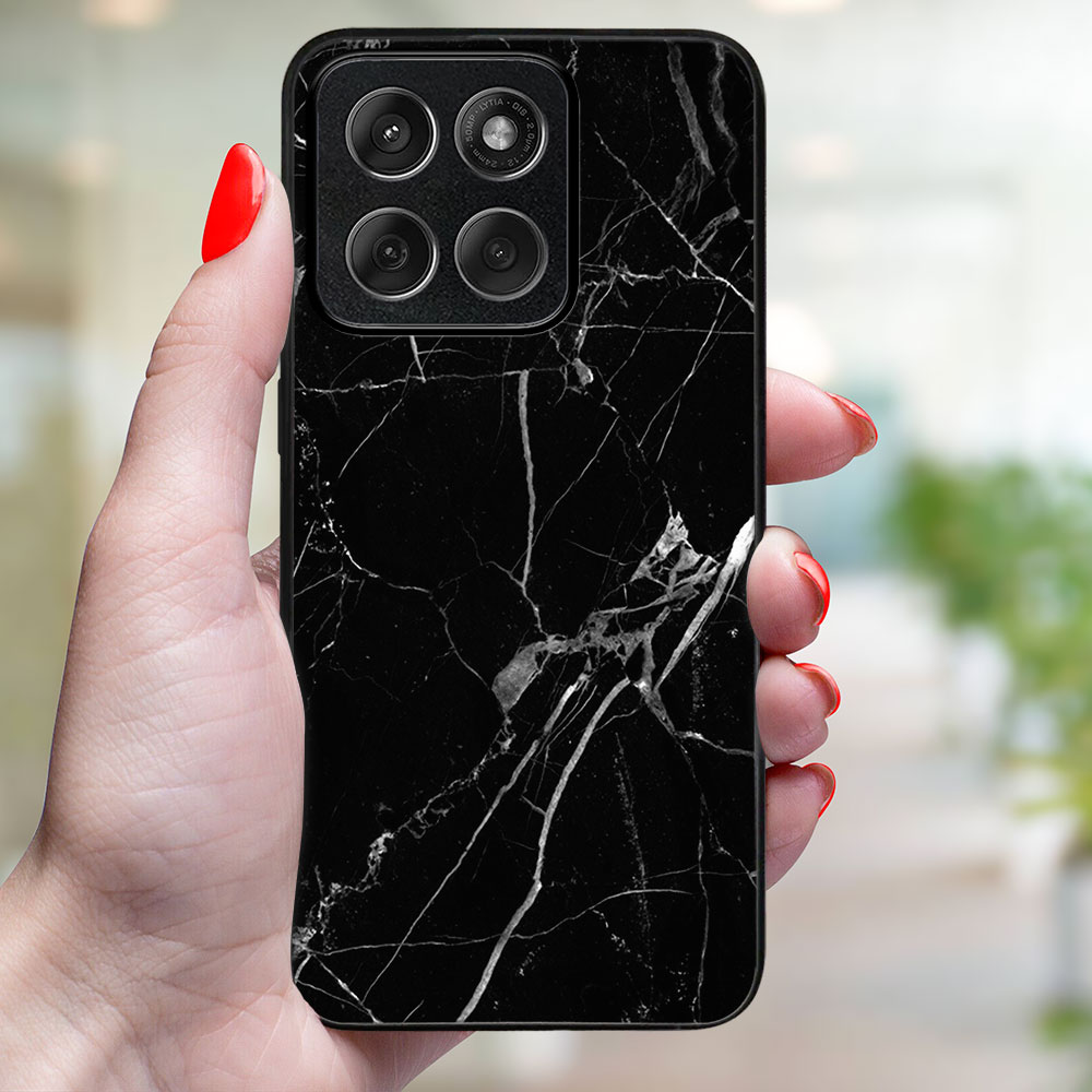 MY ART Védőtok Motorola Edge 60 Fusion BLACK MARBLE (142) telefonhoz termék 2. képe