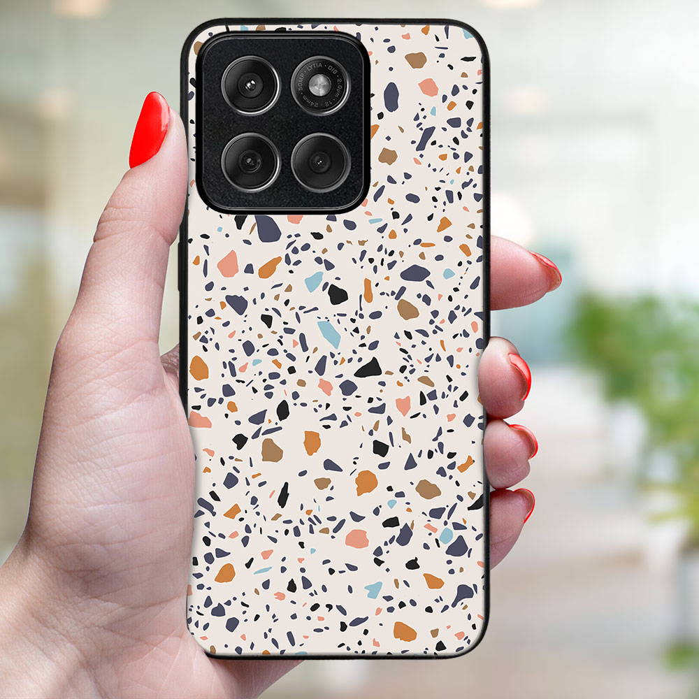 MY ART Védőtok Motorola Edge 60 Fusion BEIGE TERRAZZO (162) készülékhez termék 2. képe