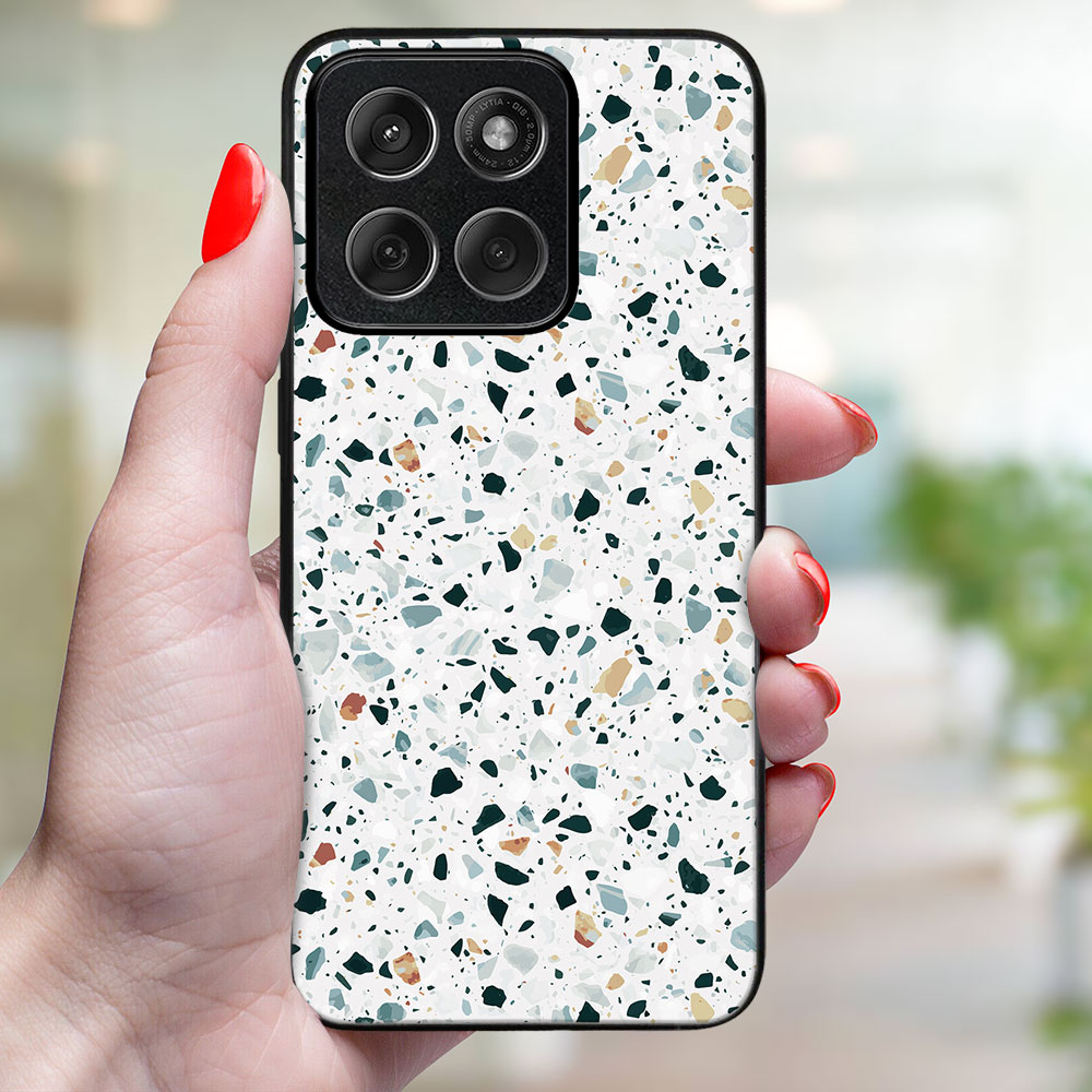 MY ART Védőtok Motorola Edge 60 Fusion GREY TERRAZZO (163) készülékhez termék 2. képe
