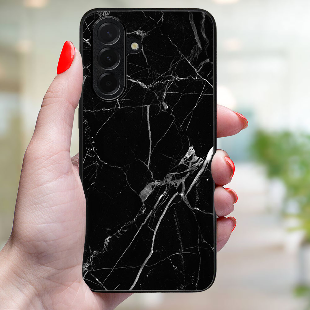 MY ART Védőtok Samsung Galaxy A36 BLACK MARBLE (142) készülékhez termék 2. képe