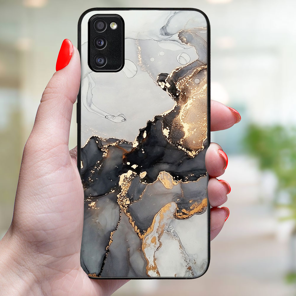 MY ART Védőtok Samsung Galaxy A41 GREY MARBLE (140) készülékhez termék 2. képe