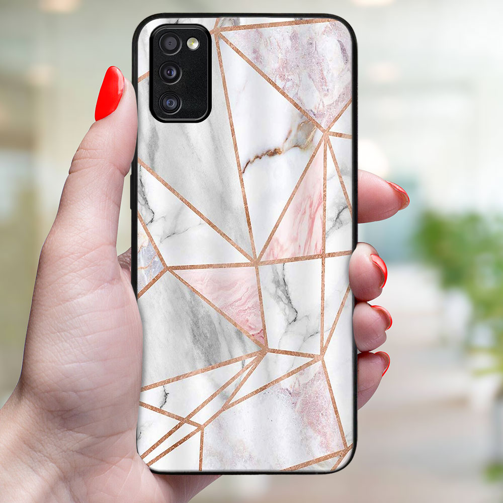 MY ART Védőtok Samsung Galaxy A41 PINK MARBLE (143) készülékhez termék 2. képe