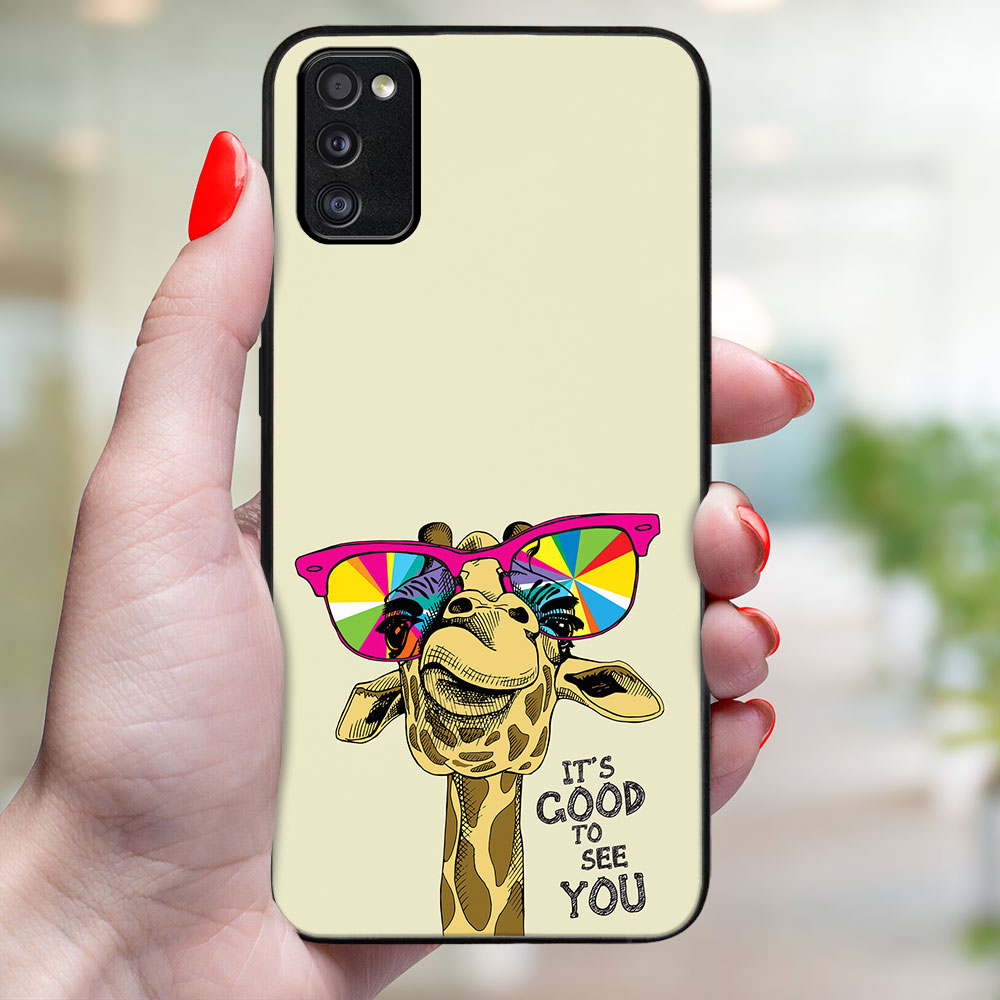 MY ART Védőtok Samsung Galaxy A41 GIRAFFE (180) készülékhez termék 2. képe