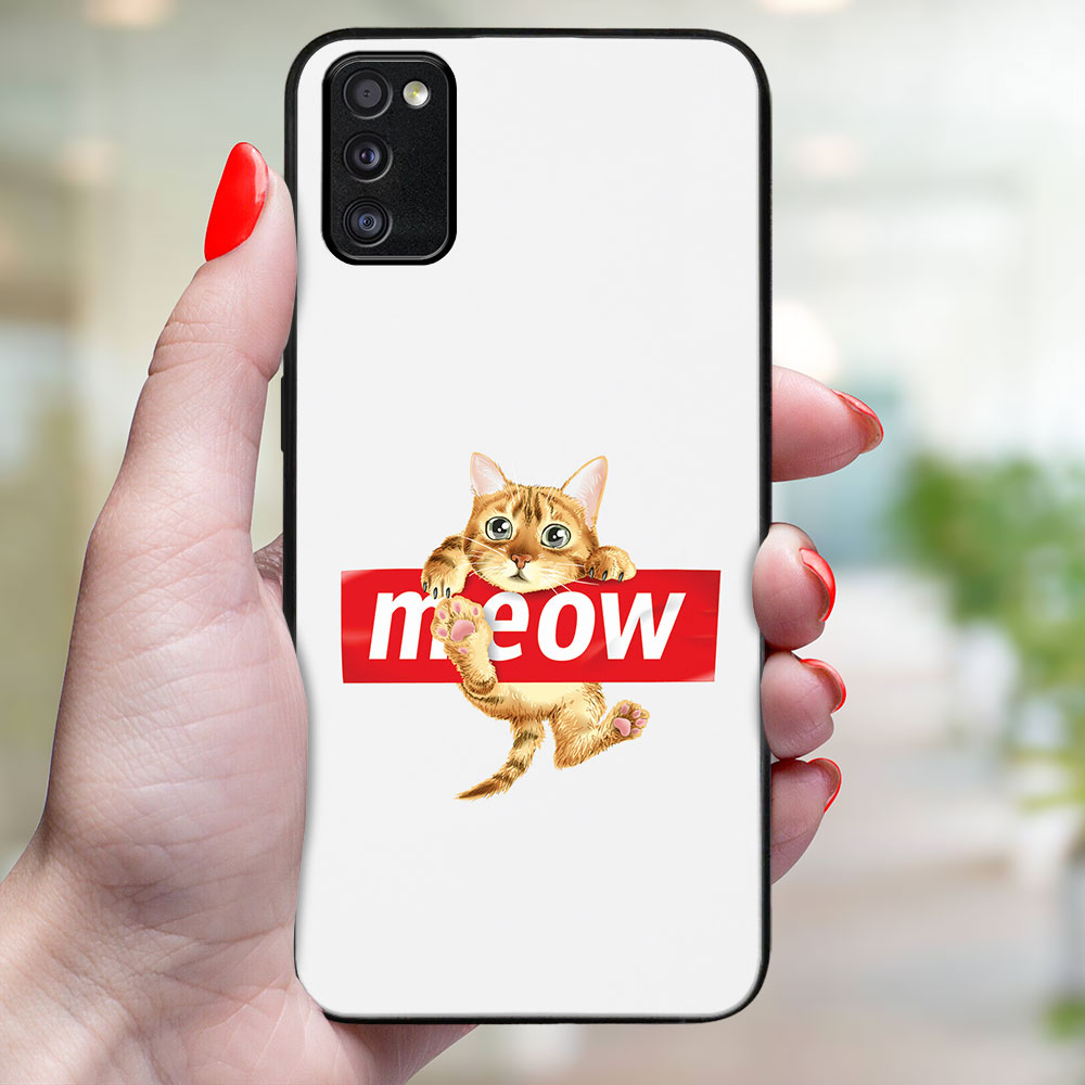 MY ART Védőtok Samsung Galaxy A41 MEOW (183) készülékhez termék 2. képe