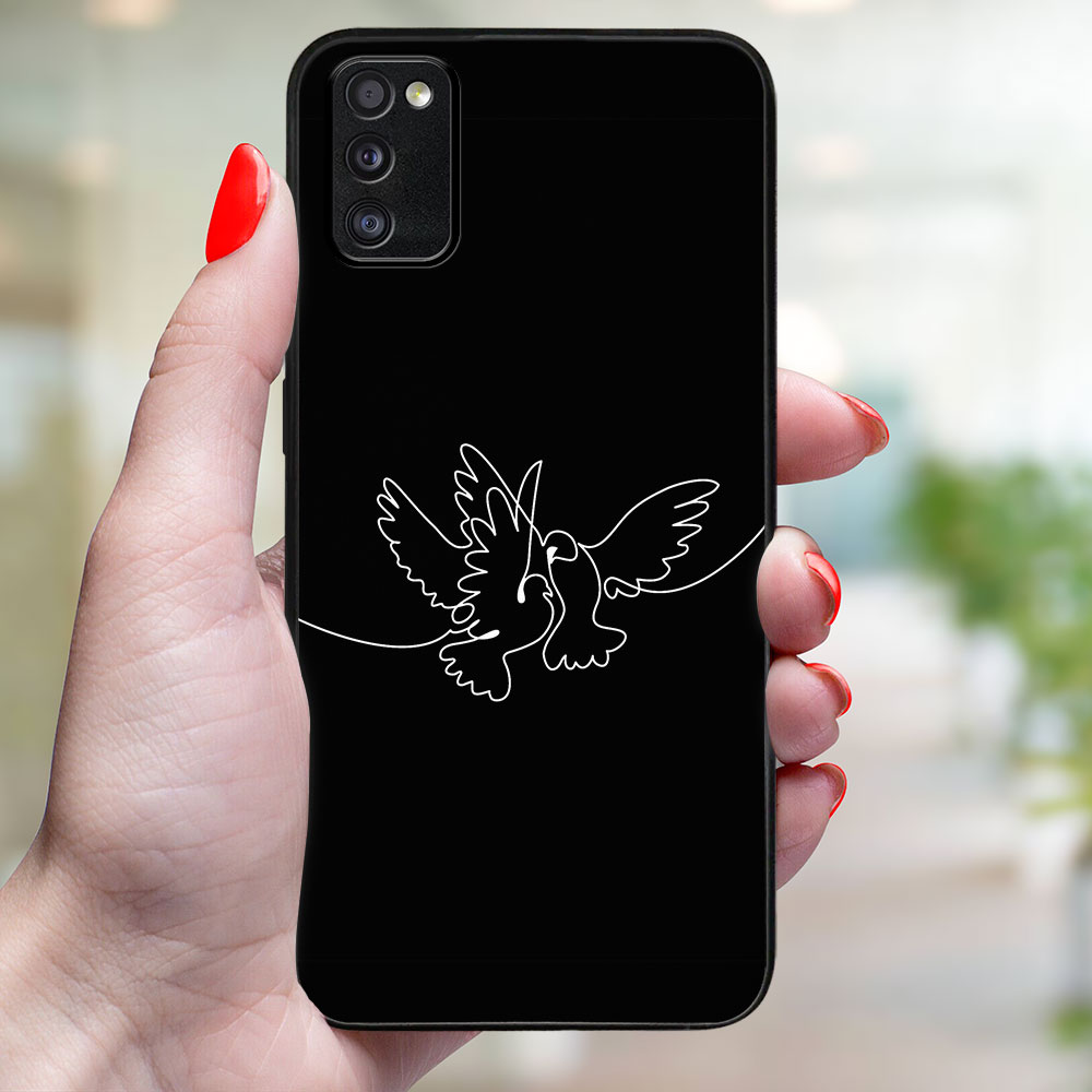 MY ART Védőtok Samsung Galaxy A41 WHITE DOVE (195) készülékhez termék 2. képe