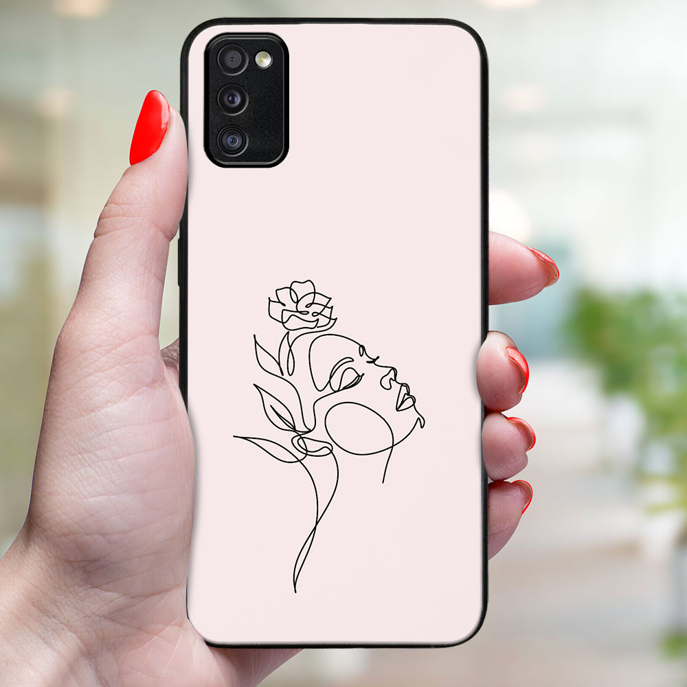 MY ART Védőtok Samsung Galaxy A41 ROSE GIRL (198) készülékhez termék 2. képe