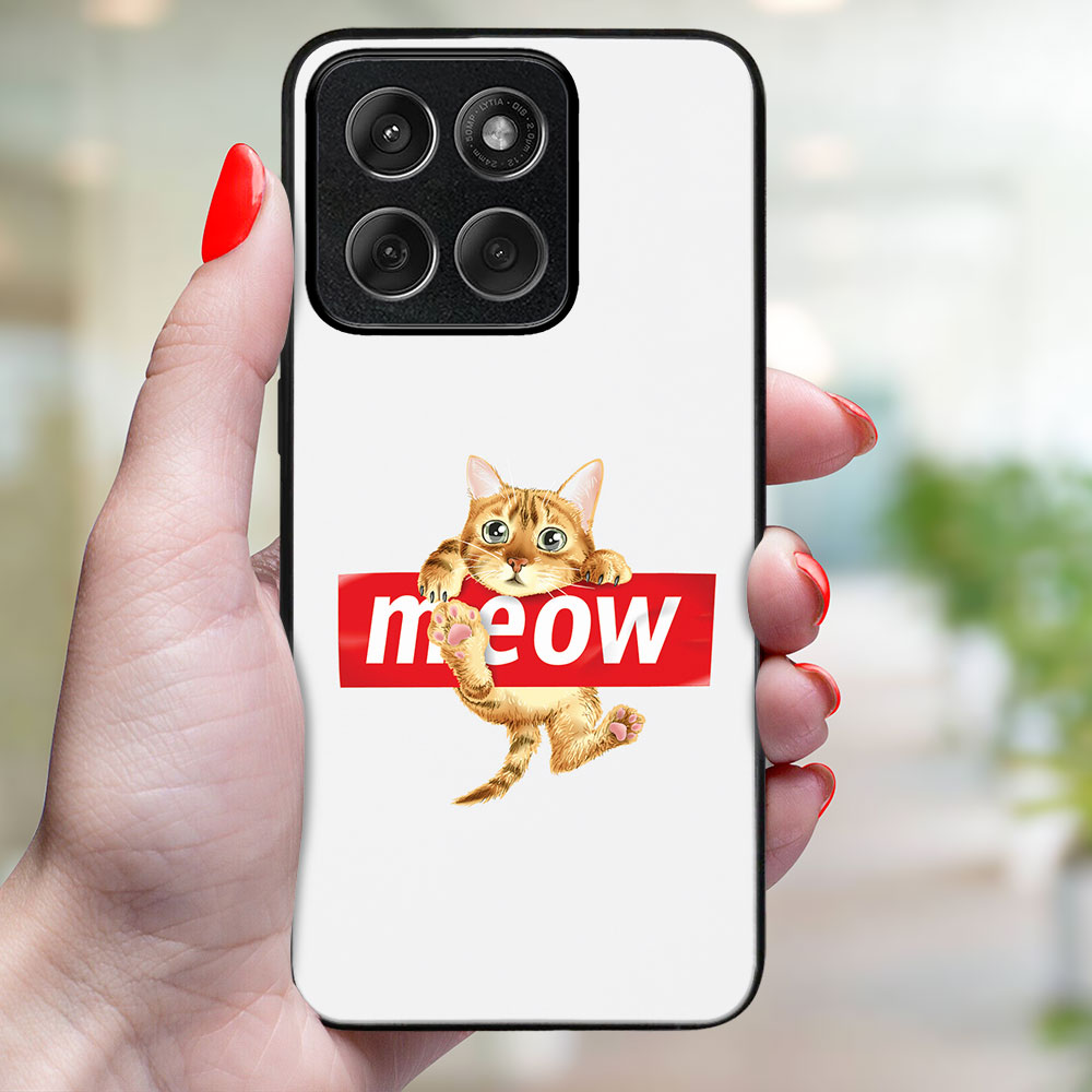 MY ART Védőtok Motorola Edge 60 Pro MEOW (183) készülékhez termék 2. képe