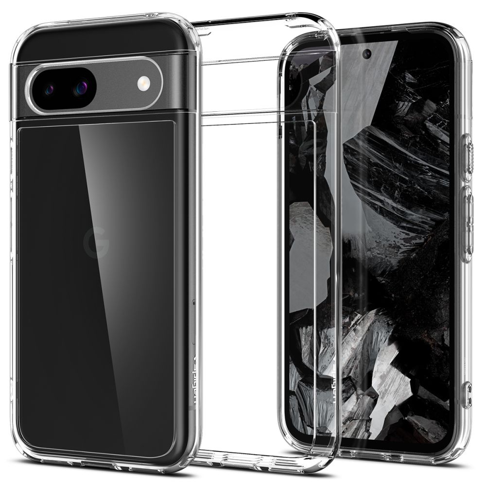 SPIGEN ULTRA HYBRID Google Pixel 8a CRYSTAL CLEAR termék 2. képe