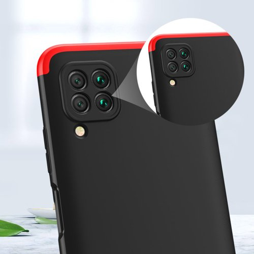 360° védőburkolat Huawei P40 Lite fekete-piros termék 2. képe