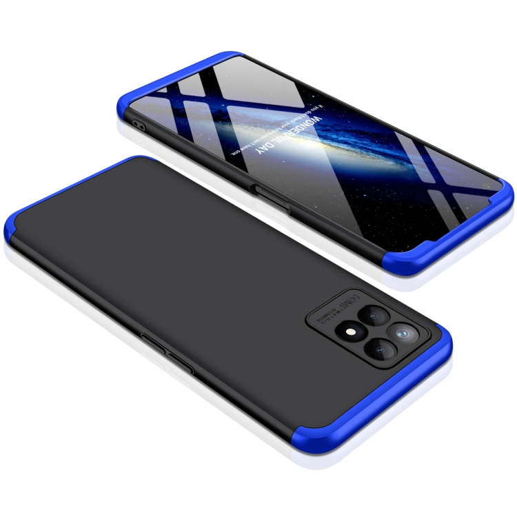 360° védőburkolat Realme 8i fekete-kék termék 2. képe