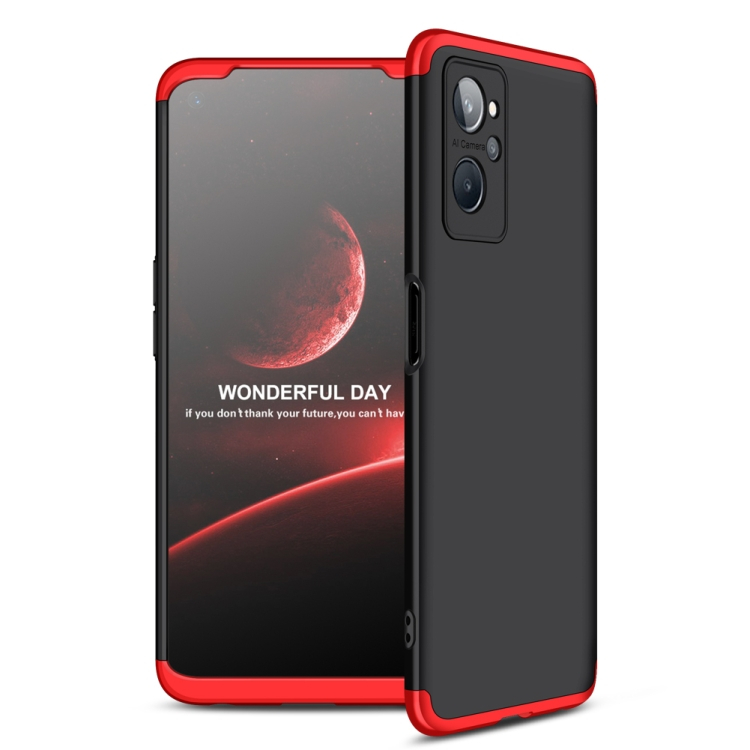 360° védőburkolat Realme 9i fekete-piros akciós termékkép 1