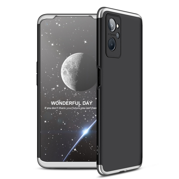 360° védőburkolat Realme 9i fekete-ezüst akciós termékkép 1