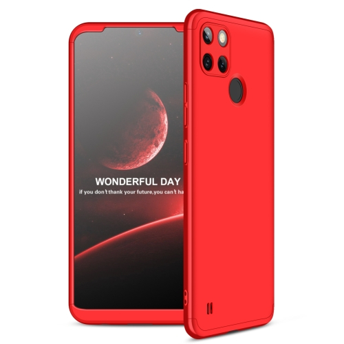 360° Védőburkolat Realme C21Y / C25Y piros akciós termékkép 1