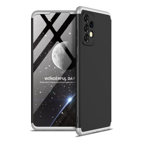 360° védőburkolat Samsung Galaxy A52 / A52s / A52 5G fekete-ezüst akciós termékkép 1