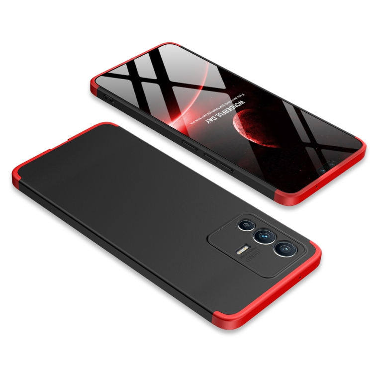 360° védőburkolat Vivo V23 5G fekete-piros termék 2. képe