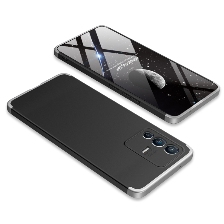 360° védőburkolat Vivo V23 5G fekete-ezüst termék 2. képe