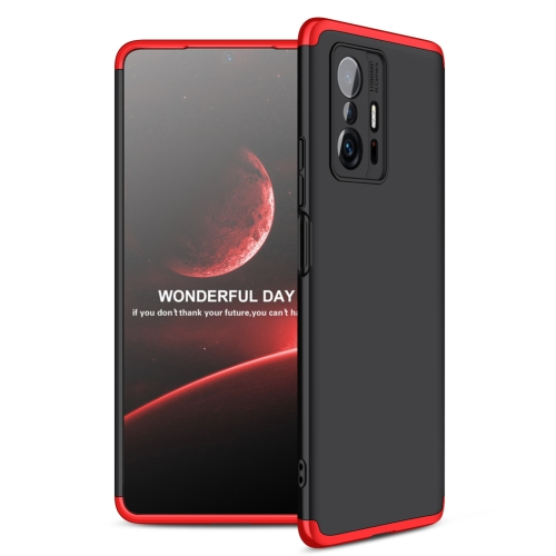 360° védőburkolat Xiaomi 11T / 11T Pro fekete-piros akciós termékkép 1