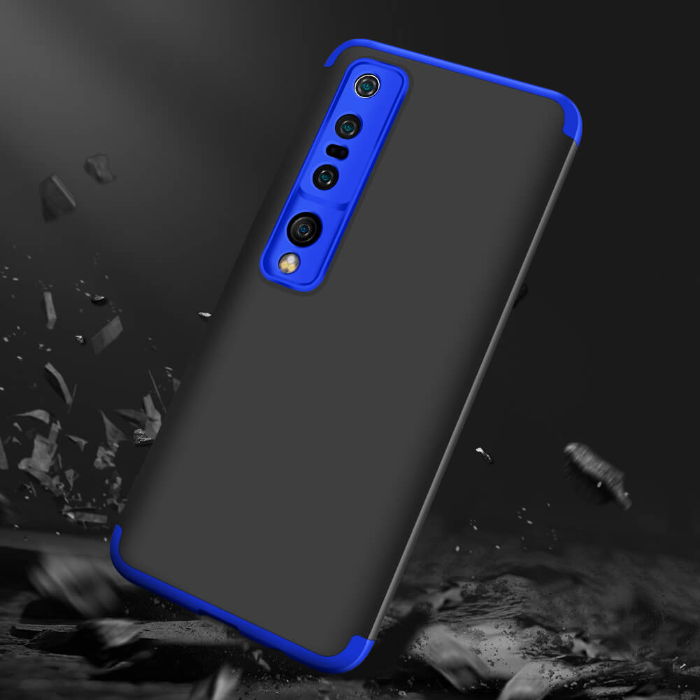 360° védőburkolat Xiaomi Mi 10 Pro fekete-kék termék 2. képe