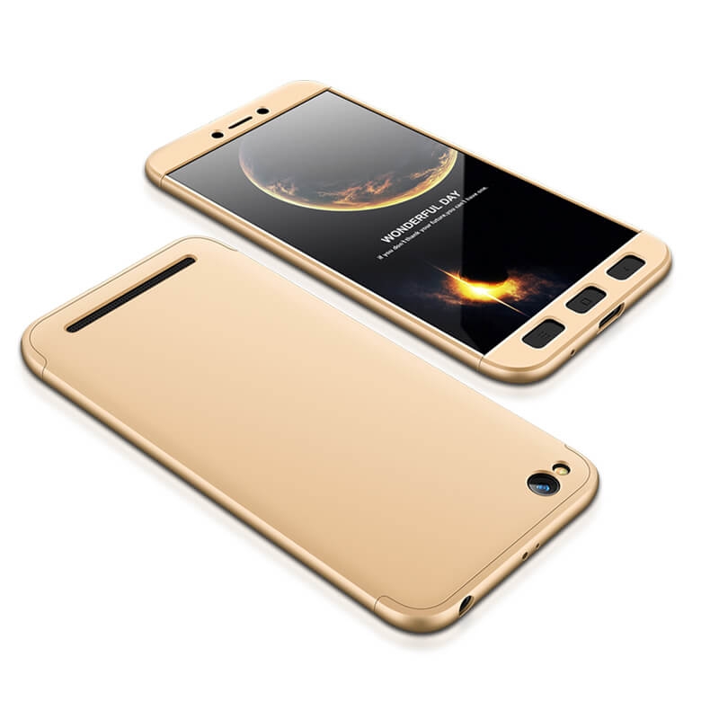 360° védőtok Xiaomi Redmi 5A arany akciós termékkép 1