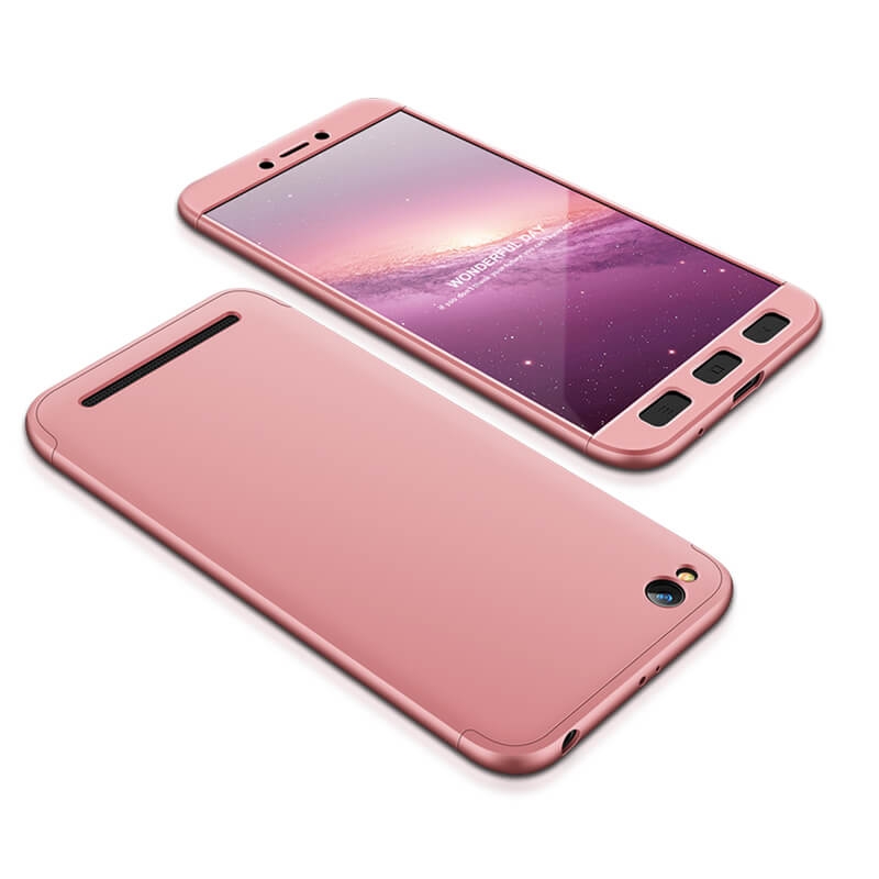 360° védőburkolat Xiaomi Redmi 5A rózsaszín akciós termékkép 1