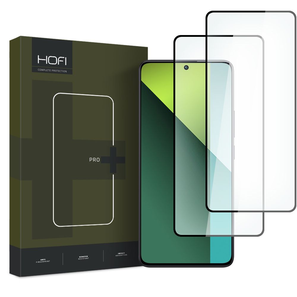 HOFI PRO+ 2x 3D Védőüveg: Xiaomi Redmi Note 13 5G / Redmi Note 13 Pro / Redmi Note 13 Pro 5G akciós termékkép 1