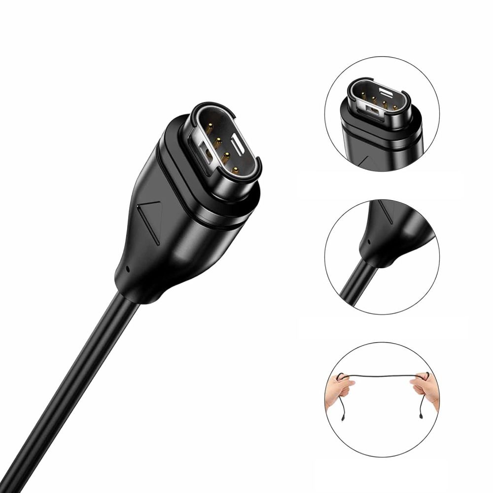 TECH-PROTECT MC04 Töltő Garmin USB Typ-C fekete termék 2. képe