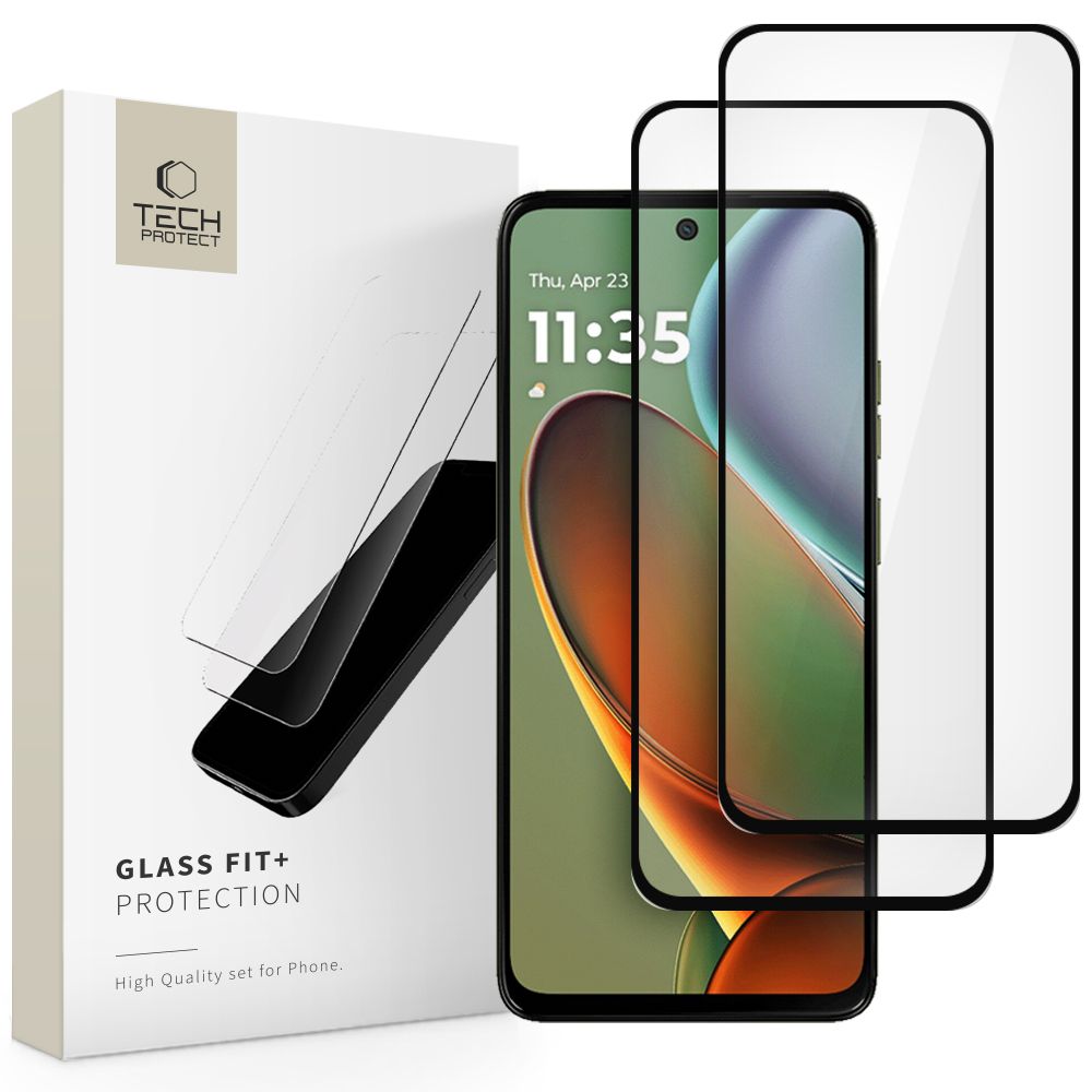 TECH-PROTECT GLASS FIT+ 2-CSOMAG 3D Üveg Motorola Moto G15 / Moto G15 Power / Moto G05 / Moto E15 akciós termékkép 1