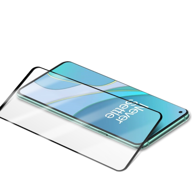 3D Edzett üveg OnePlus 8T fekete termék 2. képe