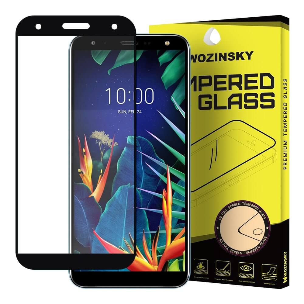 3D Edzett üveg LG K40 fekete akciós termékkép 1