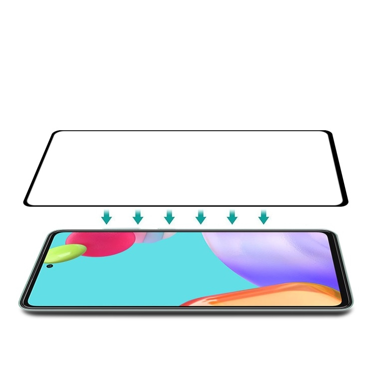 3D edzett üveg Samsung Galaxy A52 / A52 5G / A52s fekete termék 2. képe