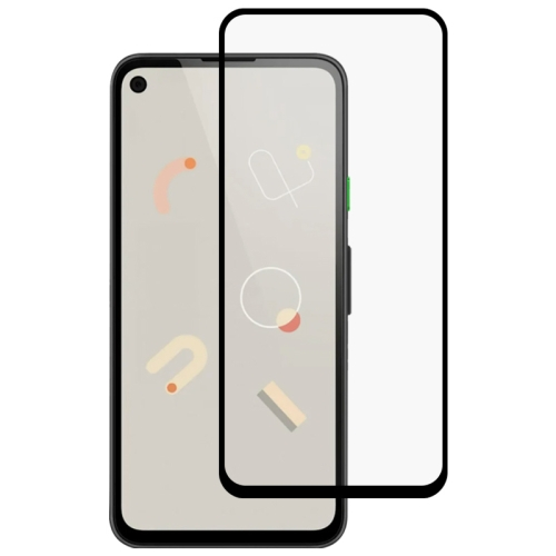 3D edzett üveg Google Pixel 4a fekete akciós termékkép 1